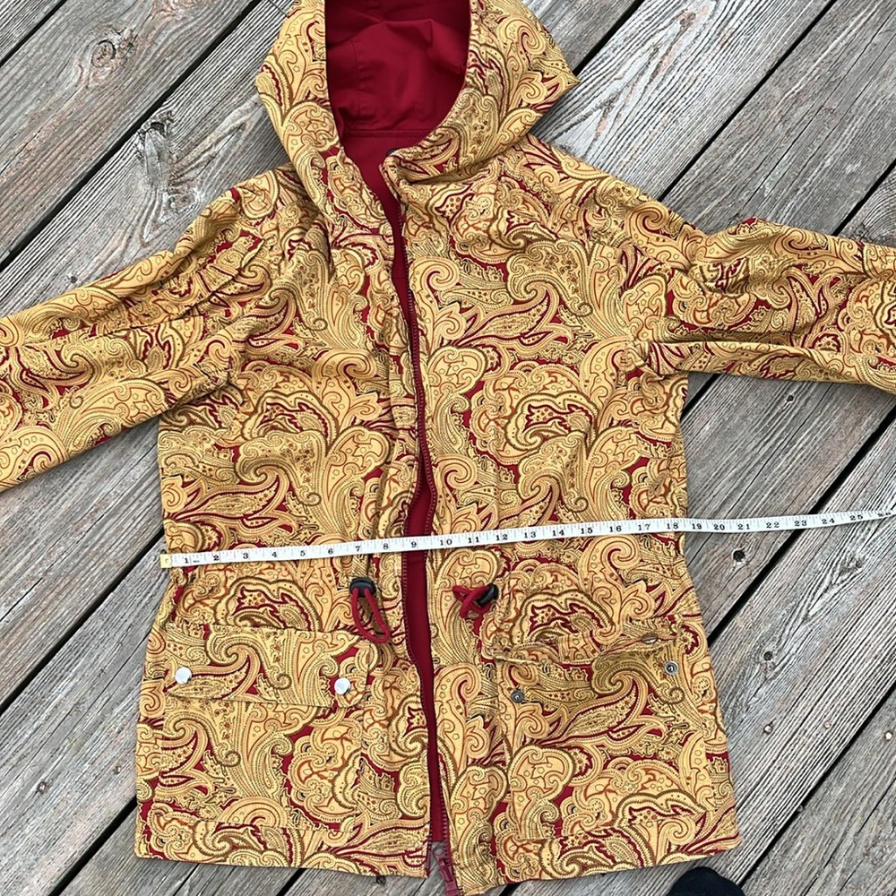 Vintage Casual Corner Annex reversible paisley & red jacket MP - Picture 9 of 10